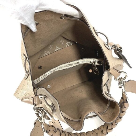 LOUIS VUITTON M55799 MonogramMahina Mulia 2WAY Crossbody Handbag Shoulder Bag - Picture 13 of 16